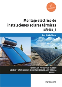 Mf0603_2: Montaje Eléctrico de Instalaciones Solares Térmicas 